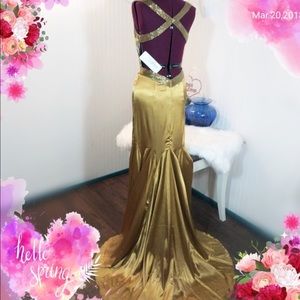 Tiffany Designs Gold Dress